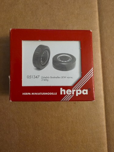 Camión de repuesto Herpa 051347 neumáticos anchos delantero escala 1/87 HO NUEVO EN STOCK | Zustand: New