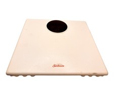 Vintage Sunbeam White Bathroom Scale Digital Display WORKS Tested