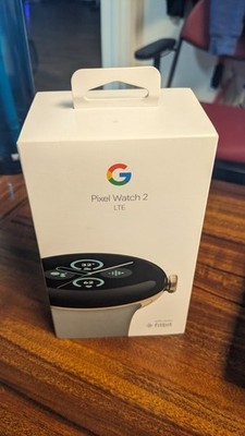 Google Pixel 2 LTE Smart Watch 41mm Gold case Hazel Band Health Metrics 