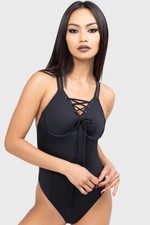 KILLSTAR Cryptic Current Swimsuit In Black