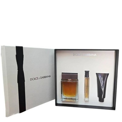 Dolce and Gabbana Men's The One 3pcs EDT Gift Set Fragrances 8054754403381