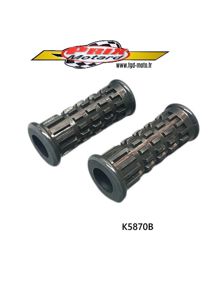 Revêtement repose-pied Kawasaki 500 H1 caoutchouc premium