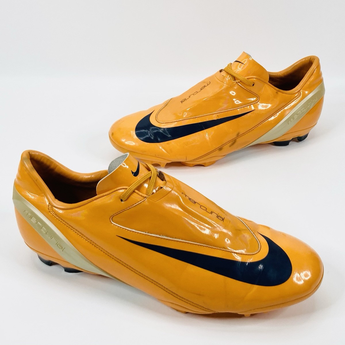 Nike Mercurial サッカーシューズ レッド/ゴールド サッカースパイク ナイキ マーキュリアル（色：ゴールド系）の