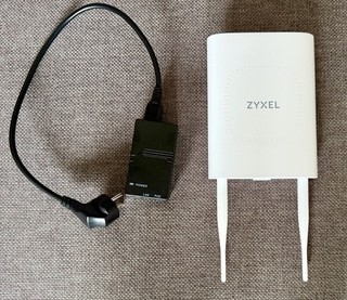 ZyXEL NWA55AXE Wi Fi PoE Access Point Weiß