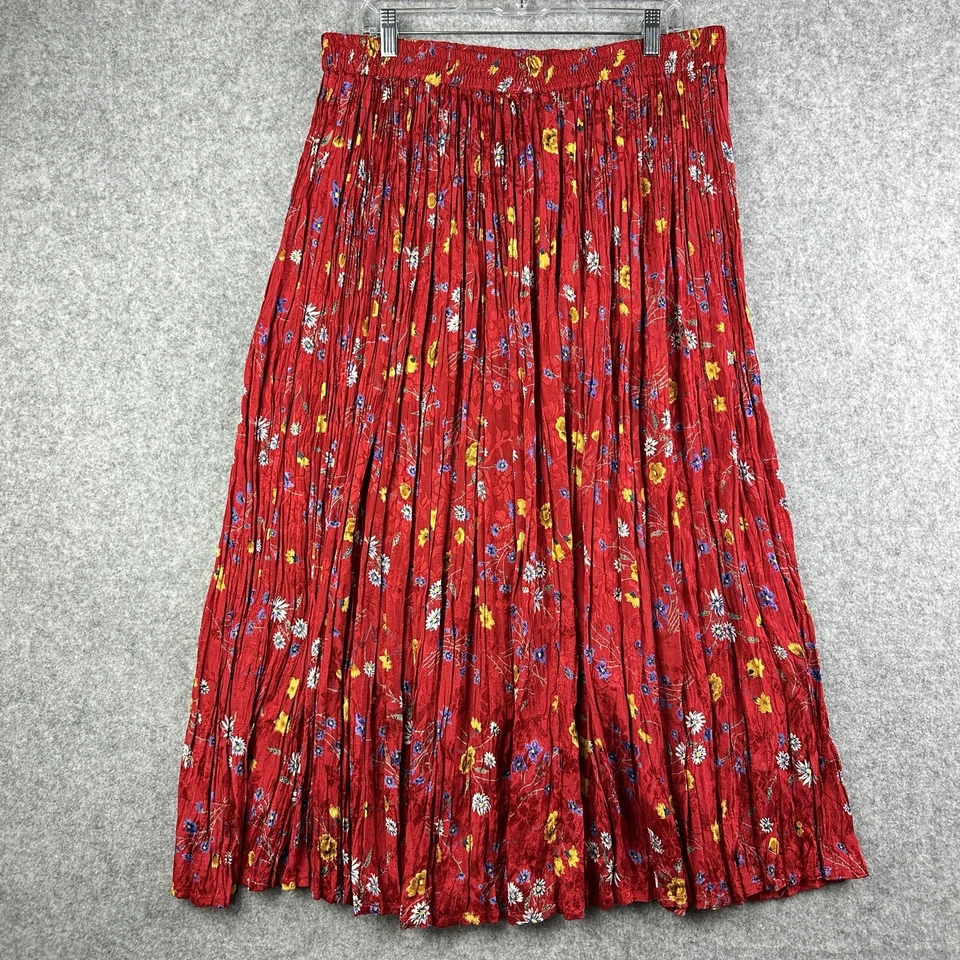 Requisitos Maxi Falda Mujer XL Ditsy Floral Pradera Campo Campesino Foto 4 de 4