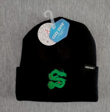 Cozy Zone Trendy Beanie Youth/Tween Acrylic Knit Cap OSFA GREEN DRAGON