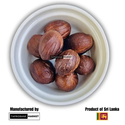 Organic Ceylon Nutmeg Whole Seeds | Pure Sri Lanka Spice | Premium Quality Fresh