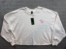 Wild Fable Sweatshirt Womens Medium Cropped Pullover Bikini Graphic Crewneck