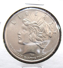 GETTONE DA GIOCO LADY LIBERTY ONE DOLLAR di TG3 NCM LARGHEZZA 38MM