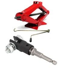 1/2inch Car Scissor Jack Adapter Scissor Jack Socket Drill Adapter for Ring Or