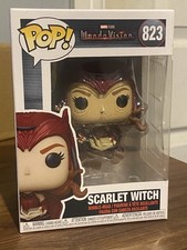 Funko Pop! Figura Vinilo Bruja Escarlata Marvel Studios Wanda Vision #823 Sin Abrir