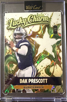 Wild Card 2026 Lucky Charm /1 Dak Prescott Holographic Football Card SLSCSTa2-DP