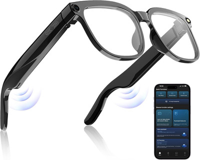 AI Smart Glasses with Camera for Men and Women,8Mp HD Bluetooth Camera Glasses, 