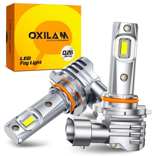 2x 9005 9145 9140 H10 LED Fog Light 3000K Super Yellow 360000LM High