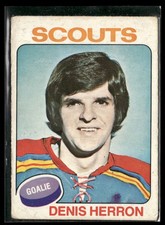 1975-76 O-Pee-Chee Denis Herron Kansas City Scouts #68