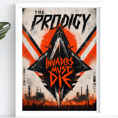 The Prodigy Invaders Must Die A3 A4 Print Poster Unframed