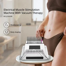 Pro 2 in 1 EMS Microcurrent Muscle Stimulation Machine Cupping Vacuum Massager