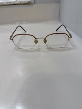 Vintage Optical Eyeglasses with Gold-Tone Frame
