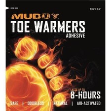 Muddy Disposable Toe Warmers 3 Pack Odorless Long Lasting Natural Air Activated