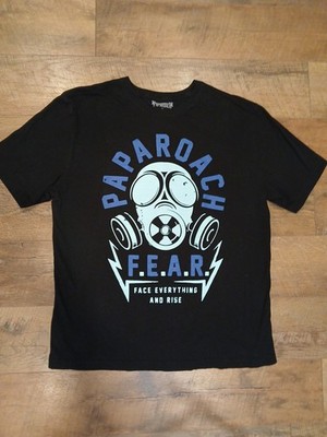 Men's Papa Roach F.E.A.R Tour Shirt Black Size 2XL 
