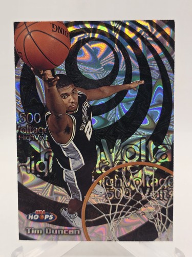 Tim Duncan [500 Volts] #15 1997 Hoops High Voltage card