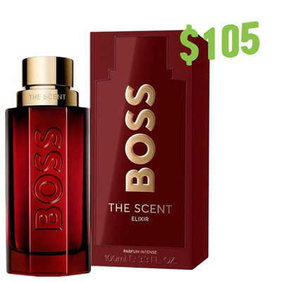 fresh 2025 Hugo Boss THE SCENT FOR HIM ELIXIR 3.4 OZ SEALED SHIP FROM FRANCE