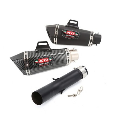 For Honda CM300 Rebel 500 2017-2025 Exhaust System Muffler Black Mid Link Pipe