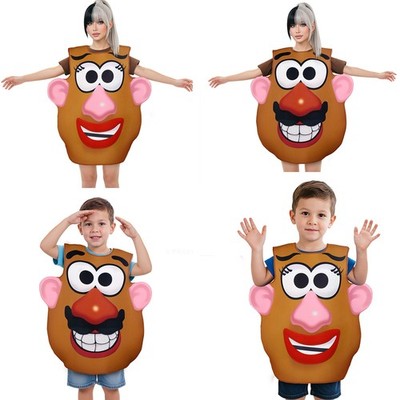 Toy Story Mr. Potato Head/Mrs. Potato Head Cosplay Stage Performance Kids Adults
