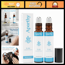 Hair Growth Roll-On Serum - Strengthening Rosemary, Menthol  Camellia Oil - Nou