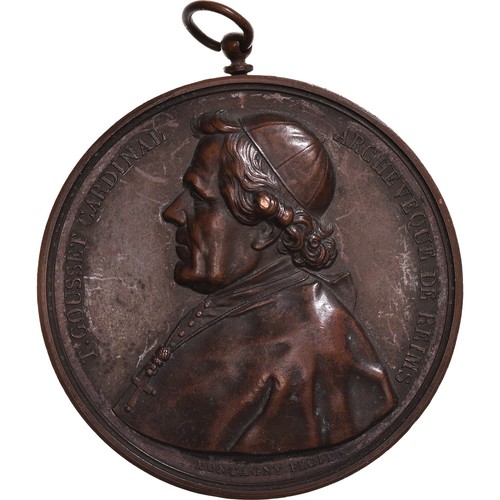 [#189939] Frankrijk, Medaille, Thomas Gousset, Archevêque de Reims,, Montagny, Z - Afbeelding 1 van 2