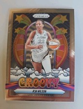 2025 Panini Prizm WNBA A’JA WILSON Groovy SP Las Vegas Aces #1