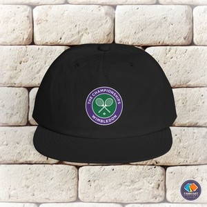 新品　テニス　Wimbledon キャップ 黒 ウィンブルドンテニス】チャンピオンシップ ロゴキャップ | WOWOW百貨店