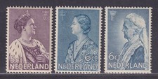 Netherlands Scott B70-B72 MLH 1934 Royalty Semi-Postal Set of 3