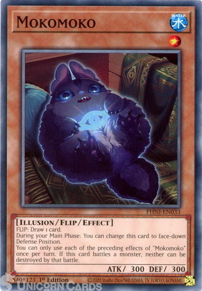 PHNI-EN033 Mokomoko :: Common 1st Edition YuGiOh Card