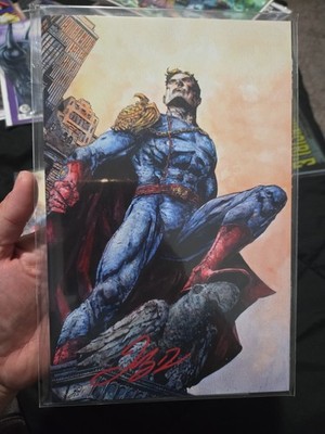 THE BOYS # 1 Johnny Desjardins Homelander Virgin Limited 1500 W/COA Signed