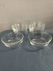 8 - PYREX 464 Custard Cups/Ramekins-10oz-300mi-Scalloped Edge 3 Ring