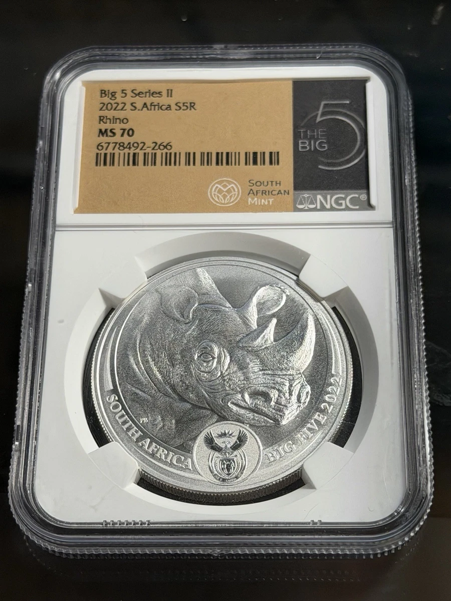 Silver NGC Grade MS 70 South African Coins Just Listed 2026