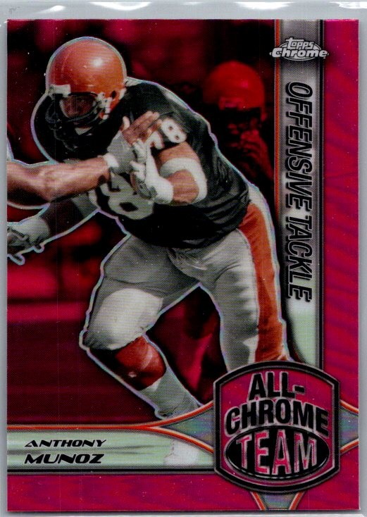 2024 Topps Chrome #ACT-10 Anthony Munoz All-Chrome Team Pink Refractor