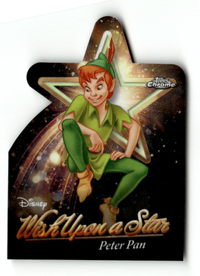 Topps Disney Chrome 2025 No. W-8 Peter Pan Wish Upon a Star Die-Cut