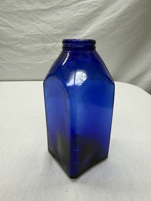 Antique 1880's Deep Cobalt English Pickle Bottle