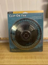 New Sealed Nos Vintage Axius 6 Clip-on Fan - 51888 Clip On Or Dash Mount