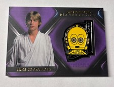 2021 STAR WARS MASTERWORK Luke Skywalker character medallion C-3PO 24/50 CM-LC