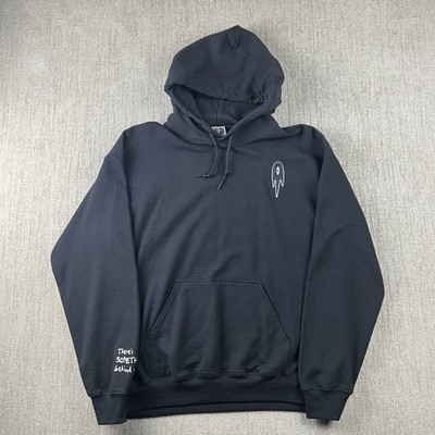 OMOCAT OMORI Something Behind You Hoodie Size M RPG Gaming Merch Embroidered