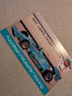 Racing Dentist Dr Jack Miller Indy Lights Hero Card Rare IndyCar IRL Crest Aquaf