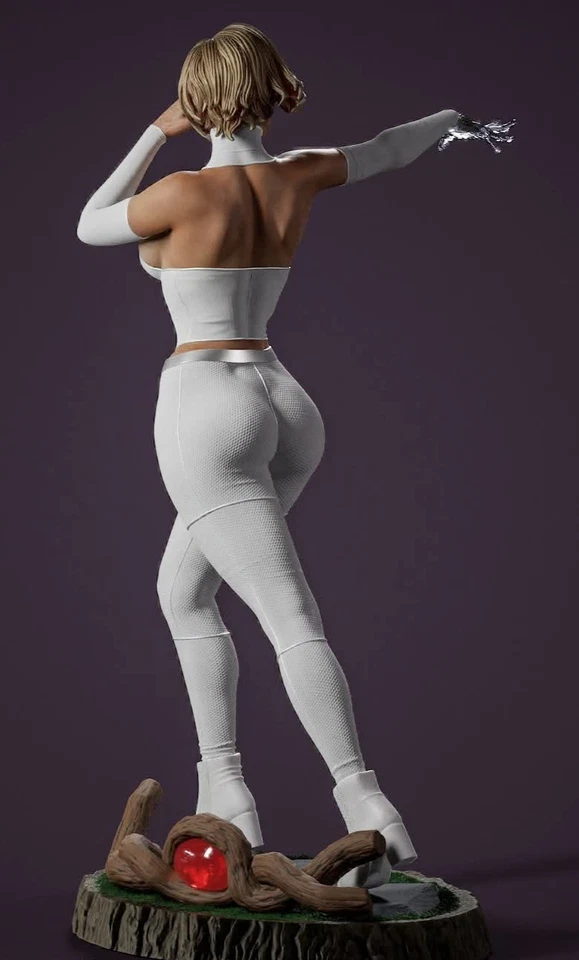 Emma Frost Figure/25cm Pro Painted - Image 4 of 4