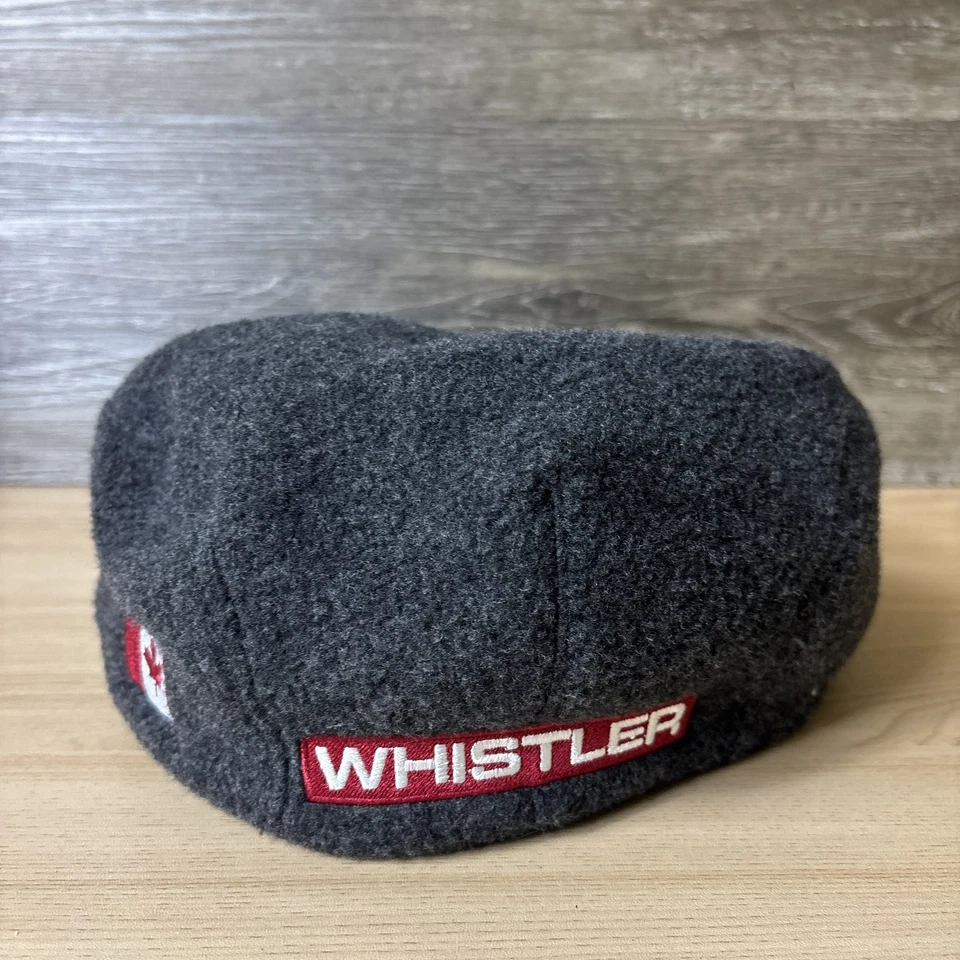 Gorra ajustada Roots para hombre talla única gris polar newsboy parche bandera de Canadá invierno Foto 3 de 4
