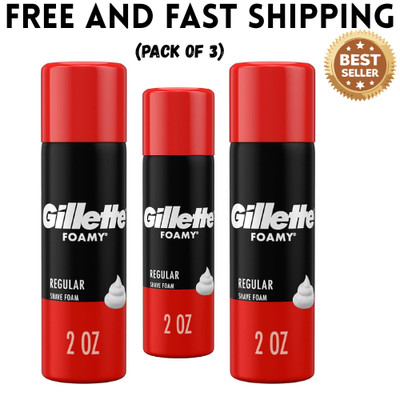 Gillette Foamy Regular Shaving Foam 2 oz