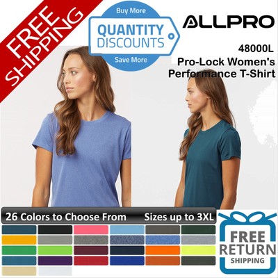   AllPro Pro-Lock Women's Performance T-Shirt Snag resistant Up To 3XL 48000L