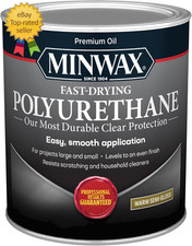 Fast Drying Polyurethane Protective Wood Finish, Clear Semi-Gloss1 Quart