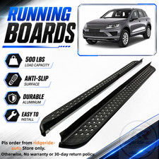 2pcs Running Boards Fit For Volkswagen Touareg 2011-2018 Side Steps Anti-slip
